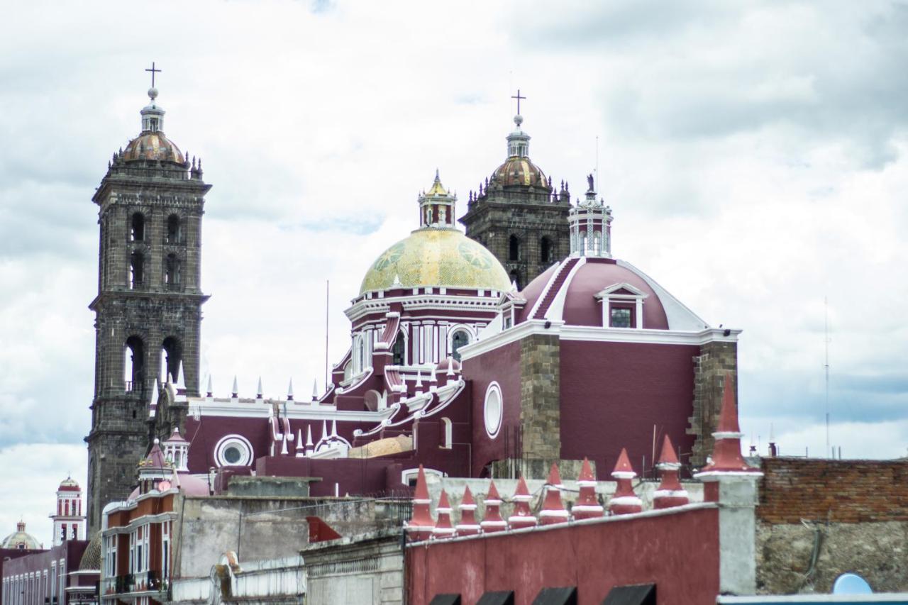 Hotel La Fuente Catedral Puebla Exterior foto